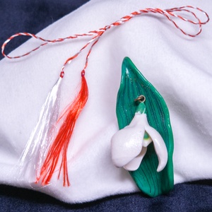 Brosa martisor Ghiocel - Artynos.ro