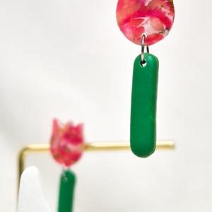 Cercei Lalele - bijuterii - cercei - cercei lungi - Artynos.ro