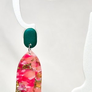 Cercei Lalele rasucite - bijuterii - cercei - cercei lungi - Artynos.ro