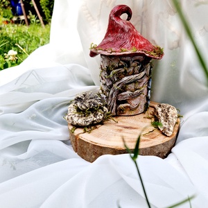 Casuta ciupercuta - casă & stil de viață - accesorii pentru decorat casa - decorațiuni de masă și decorațiuni pentru rafturi  - cutii decor, cutii de suveniruri - Artynos.ro