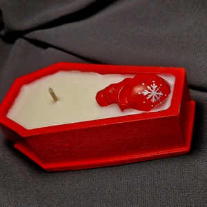 Lumanare Christmas Goth - crăciun - decorațiuni de crăciun de casă - lumânări parfumate de crăciun - Artynos.ro