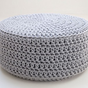 Burete croșetat puff d50 - gri -  - Artynos.ro