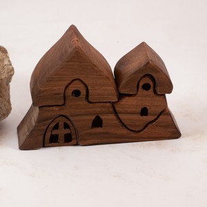  Castel din lemn, constructor din lemn, puzzle, , , ARTYNOS
