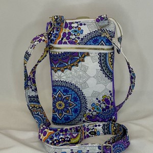Geantă de mână cu model mandala violet pentru femei - geantă și husă - genți de umăr și genți de mână - genți de umăr - Artynos.ro
