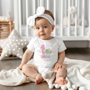 Birthday kitten baby bodysuit, fustă tutu tulle și set bentiță -  - Artynos.ro