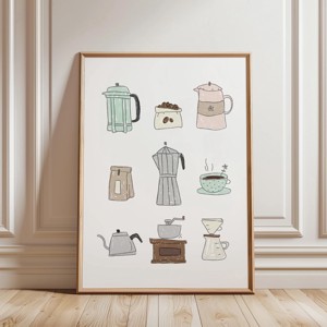 Poster de cafea, decor de perete bucatarie, imagine, , , ARTYNOS