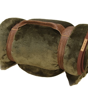 Pătură din Flanel Fleece cu un singur strat pentru pescari și vânători, cu husă de transport., Casă & Stil de viață, Textile de casă, Pături, Cusătură, ARTYNOS