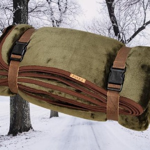 Pătură din Flanel Fleece cu un singur strat pentru pescari și vânători, cu husă de transport. - casă & stil de viață - textile de casă - pături - Artynos.ro