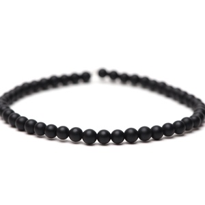 Brățară din onix mat 4mm, Bijuterii, Brățări, Brățară cu mărgele, Confecționarea bijuteriilor, ARTYNOS