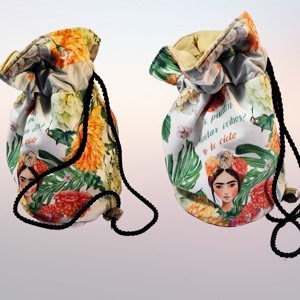 Geantă florală, spaniolă - pentru plajă, antrenament sau plimbări de vară -  - Artynos.ro