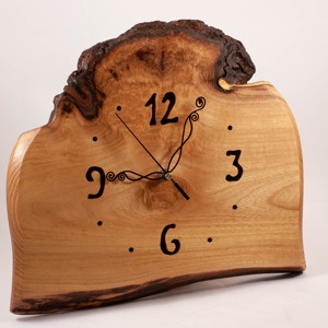 Ceas de perete din lemn, ceas din lemn rustic,, , Prelucrarea lemnului, ARTYNOS