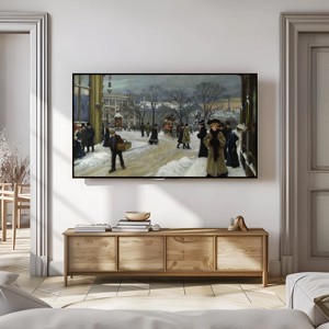 Paul Fischer pictură, decorațiuni de Crăciun, Samsung The Frame TV imagine, digital -  - Artynos.ro