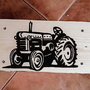 Scaun tractor din lemn -  - Artynos.ro