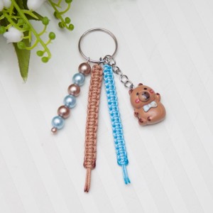 Breloc, ornament pentru geanta - Capybara maro/albastru, , , ARTYNOS