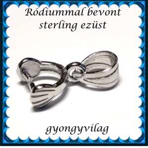 Accesorii pentru bijuterii din argint 925: suport pandantiv, inchidere pandantiv EMK 119-13r, , , ARTYNOS