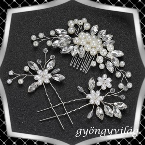 Bijuterii, ornamente de par, catarame de par: nunta, mireasa, ornamente de par casual, ES-H-SZ10e - Artynos.ro