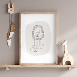 Safari animal imagine, serie poster minimal, camera de copii perete arta set 3 buc, , , ARTYNOS