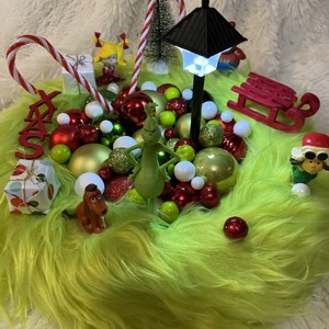 Coroană de tenis de masă Grinch Crăciun -  - Artynos.ro