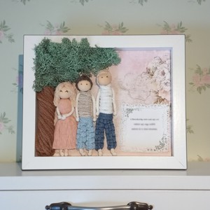 Cadou unic de absolvire pentru educatoare și profesori � tablou cu figurină 3D din macramé cu citat personalizat - casă & stil de viață - decorațiuni de casă - decorațiuni de pereți - decor de pereți, macrame - Artynos.ro