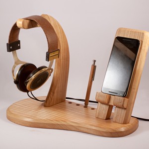Suport pentru casti si telefon mobil, organizator desktop, , , ARTYNOS