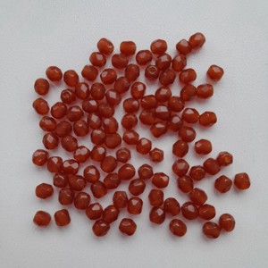 Margele cehe din sticla fatetata - 4mm - 100 buc / pachet - maro, , , ARTYNOS