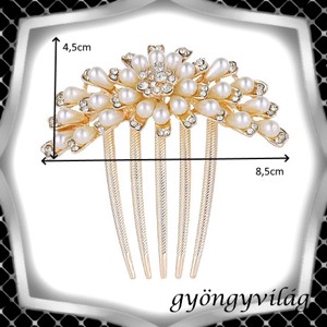 Bijuterii, ornamente pentru păr, catarame pentru păr: nuntă, mireasă, ornamente casual pentru păr ES-H-FÉ61a - accesorii nuntă - ornamente de păr de nuntă - ornamente de păr mireasă - Artynos.ro