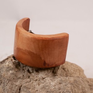 Cataramă franceză curbată din lemn, cataramă de păr - îmbrăcăminte și modă - accesorii păr - clemă de păr și ac de păr - Artynos.ro