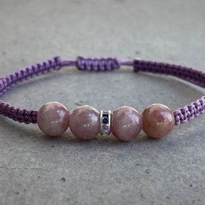 Brățară minerală Morganite -  - Artynos.ro