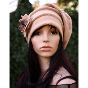 BIJOU - polar design barett sapka / bezs - îmbrăcăminte și modă - eșarfe, pălării, fularuri - căciulă - Artynos.ro