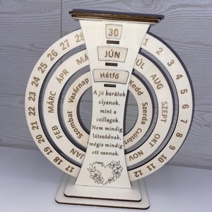 Calendar perpetuu - cu text, Casa & Stil de viata, Accesorii pentru decorat casa, Decoratiuni de pereti, decoratiuni suspendate, Calendar perete, Gravare, pirogravura, -dimensiune: 22,5 x 24 cm
-disponibil cu orice text

-„Prietenii buni sunt ca stelele. Nu se vad me..., ARTYNOS
