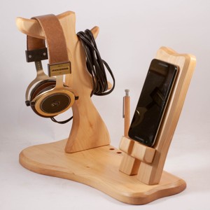 Suport pentru căști și telefon mobil, organizator desktop -  - Artynos.ro