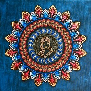 Regina Estului mandala punctata, , , ARTYNOS