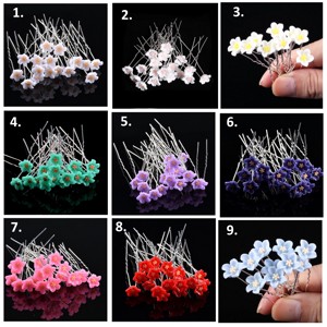 Bijuterii, ornamente de par, catarame de par: nunta, mireasa, ornament de par casual ES-H-TŰ04 in mai multe culori 10pcs/cs, , , * ES-H-TŰ04 in mai multe culori 10pcs/cs
Poate fi folosit ca un ornament decorativ pentru bucle, pr..., ARTYNOS