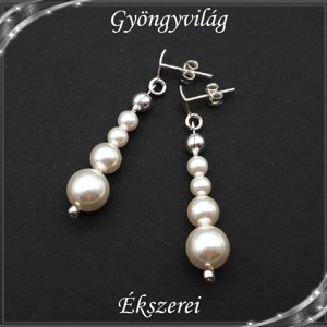 Set de bijuterii pentru nuntă, mireasă, casual, cristal Swarovski SSZ-ESWPG 02-1 K -  - Artynos.ro