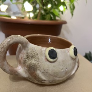 Cană cu broască fericită - cadou perfect, aproximativ 300 ml - casă & stil de viață - accesorii pentru echipamente de bucătărie - accesorii de servire - căni - Artynos.ro