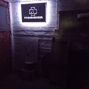 Rammstein - pictură murală iluminată -  - Artynos.ro