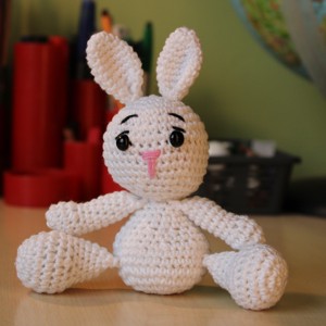 Nyuszi amigurumi mini figura, , , ARTYNOS