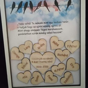 Cadou unic, personalizat de mulțumire, cadou de rămas bun pentru absolvire -  - Artynos.ro