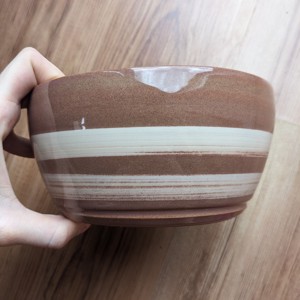 Castron ceramic maro -  - Artynos.ro