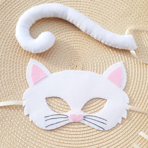 Costum de carnaval cu pisoi alb pentru fete, Imbracaminte si moda, Costume si masti de carnaval, Costume, Cusatura, ARTYNOS
