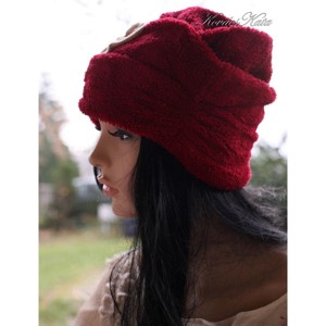 MIRJAM - wellsoft sapka / bordó - îmbrăcăminte și modă - eșarfe, pălării, fularuri - căciulă - Artynos.ro