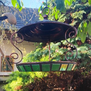 REKREDENC - Alimentator suspendat pentru păsări cu mozaic / alimentator pentru păsări (03) -  - Artynos.ro