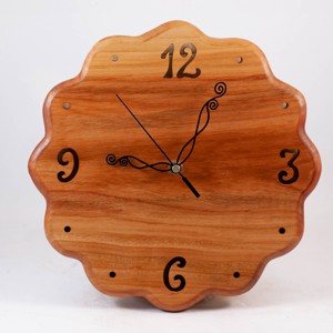 Ceas de perete din lemn, ceas din lemn rustic, -  - Artynos.ro