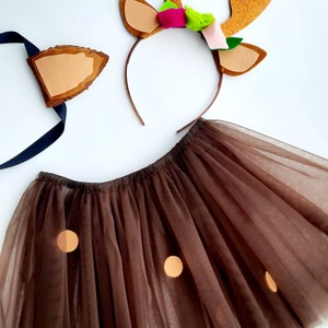Costum de carnaval cu coadă de căprioară și fustă - îmbrăcăminte și modă - costume și măști de carnaval - costume - Artynos.ro