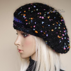 BORBÁLA / color-blocked - palarie trendy tricotata manual, Imbracaminte si moda, Esarfe, palarii, fularuri, Caciula, Impletitura, ARTYNOS