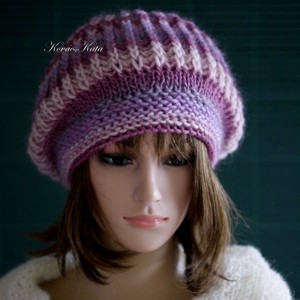 BORBÁLA / grădina de trandafiri - capac cu ciuperci tricotat manual exclusiv - îmbrăcăminte și modă - eșarfe, pălării, fularuri - căciulă - Artynos.ro