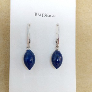 Cercei din argint lapis lazuli, Bijuterii, Cercei, Cercei agatati, Confectionarea bijuteriilor, ARTYNOS