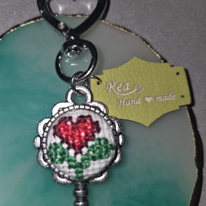 Breloc în formă de inimă - genți și portofele - accesorii genți - breloc - Artynos.ro