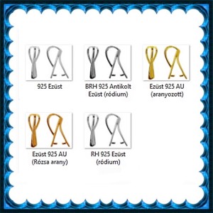 Accesorii pentru bijuterii din argint 925: suport pandantiv, închidere pandantiv EMK 103 -  - Artynos.ro