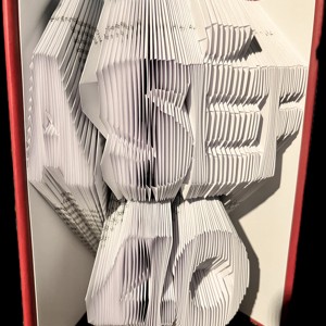 Nume si numar carte sculptura, Casa & Stil de viata, Accesorii pentru decorat casa, Decoratiuni de masa si decoratiuni pentru rafturi , Sculptura de carte, carte pliata, , ARTYNOS